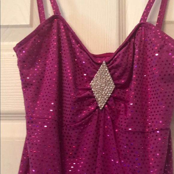 Pink fuschia dance dress - Picture 2 of 3